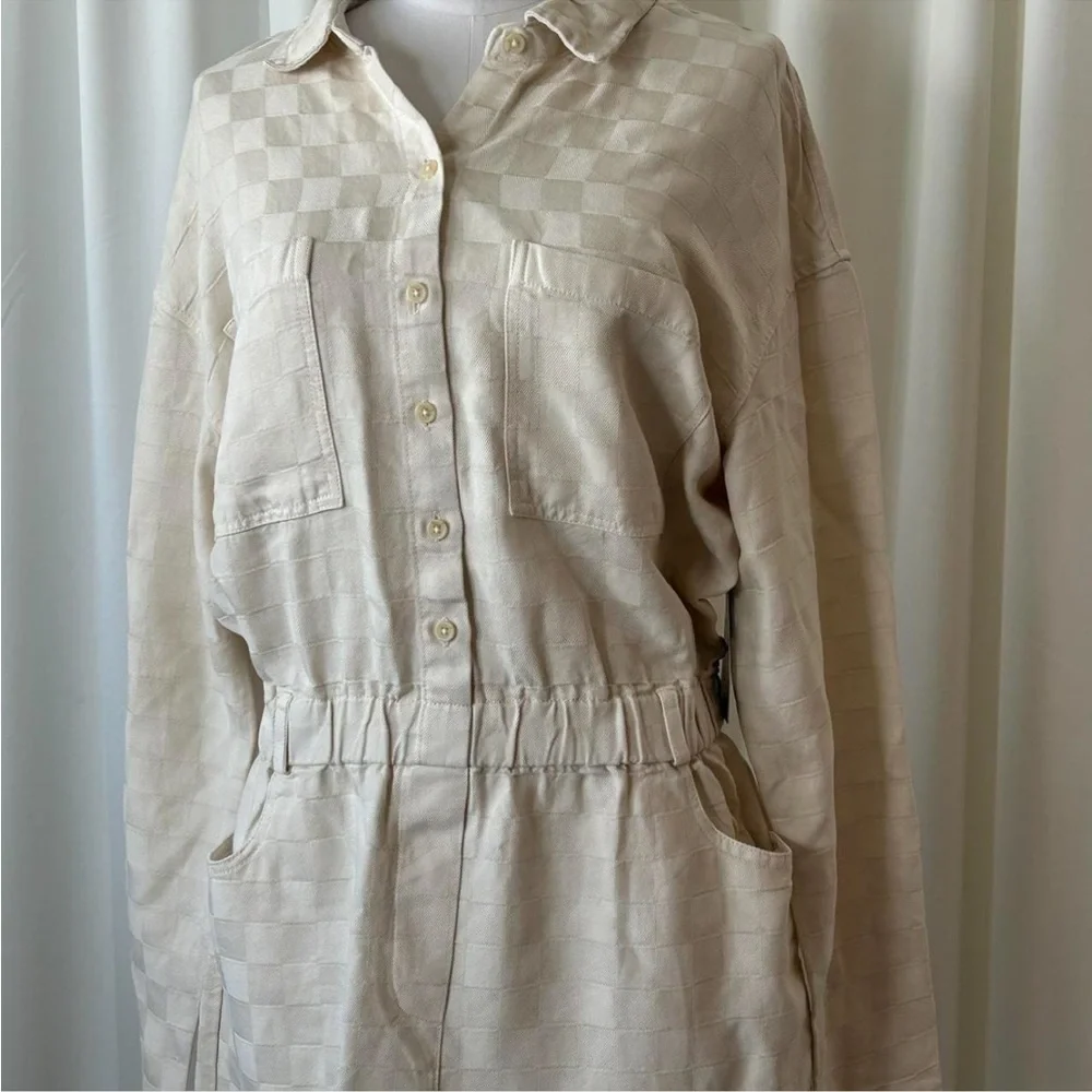 Weekend Los Angeles ADORIA DRESS Checkered Pattern  size Large. - Picture 6 of 9